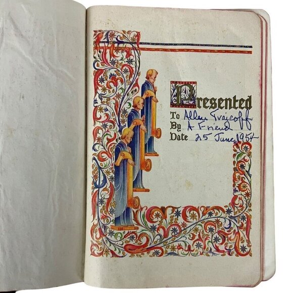 Holy Bible Authorized King James Version World Publishing 1945 Faux Leather - Picture 4 of 10